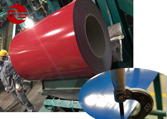 DX51D SGCC boyalı galvanizli çelik bobin / tata çelik çatı sac fiyat 0.4mm renk kaplı çelik sac
