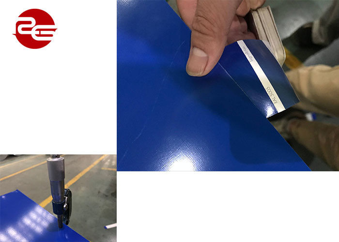 Mavi Renk Prepaint Çinko Kaplamalı PPGI PPGL Çelik Rulo DX51D Sınıfı