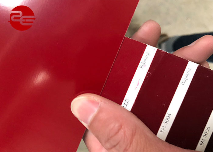AISI Soğuk Haddelenmiş Boyalı Galvanizli Çelik Rulo PPGI Renkli Kaplamalı
