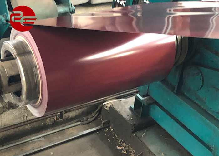AISI Soğuk Haddelenmiş Boyalı Galvanizli Çelik Rulo PPGI Renkli Kaplamalı