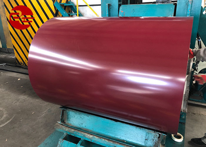 AISI Soğuk Haddelenmiş Boyalı Galvanizli Çelik Rulo PPGI Renkli Kaplamalı